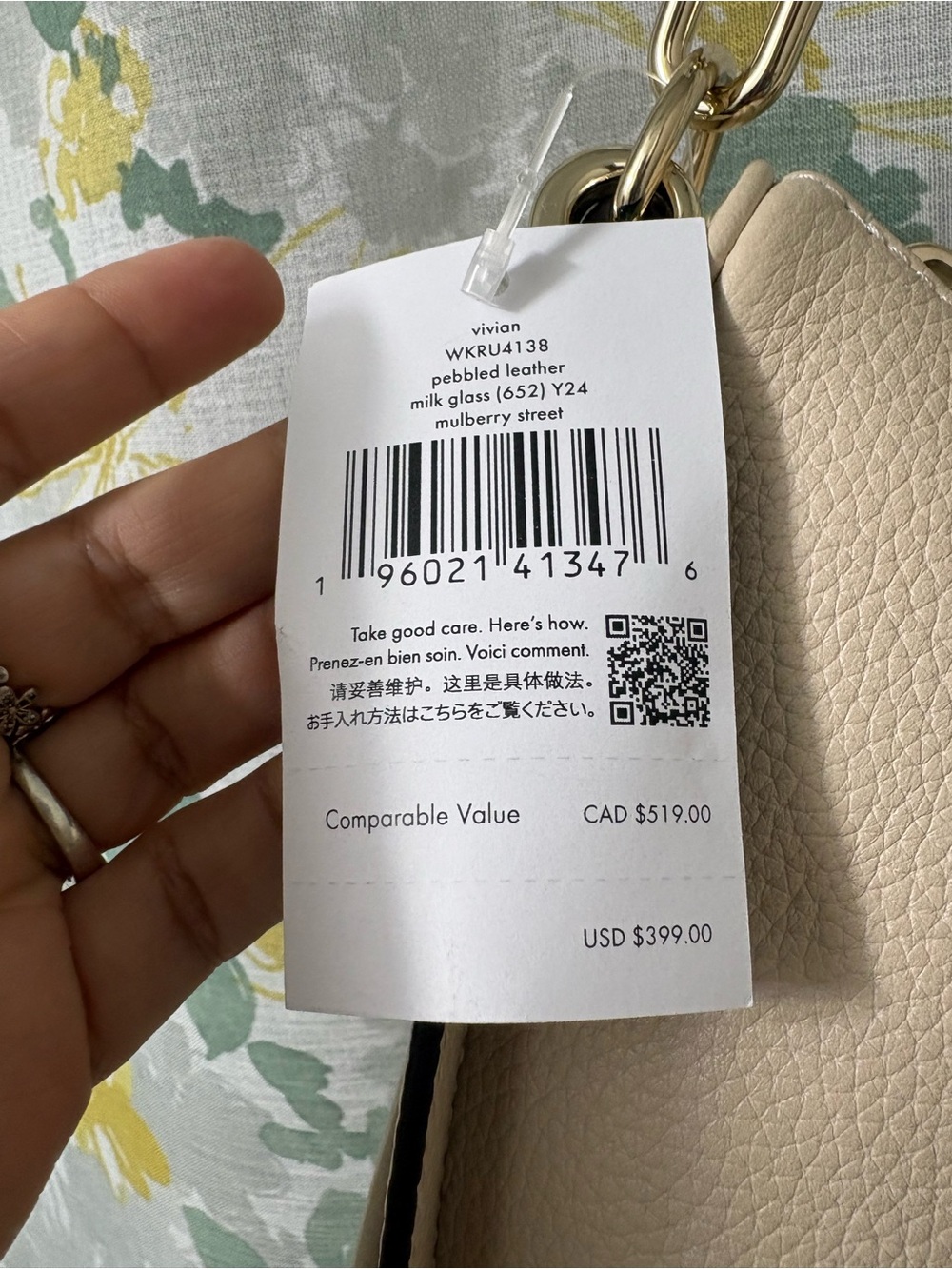 Kate Spade New York Mulberry Street Vivian Shoulder Bag NWT RETAIL $349 - Picture 5 of 8